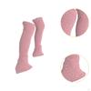 Scaldamuscoli da pattinaggio artistico Calzini alti senza piede Calzini morbidi leggeri Moda Decor Maglia lunga