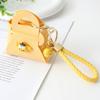 Cute Cartoon Mini Bag Pendant Candy-Colored Small Coin Purse Woven Bracelet Key Bag Creative Pendant Gift Backpack Keychain