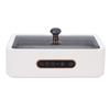 Ultrasonic Jewelry Cleaner 45KHz 270ml 304 Stainless Steel   3 Modes Professional Ultrasonic Machine for Jewelry Glasses Watches White