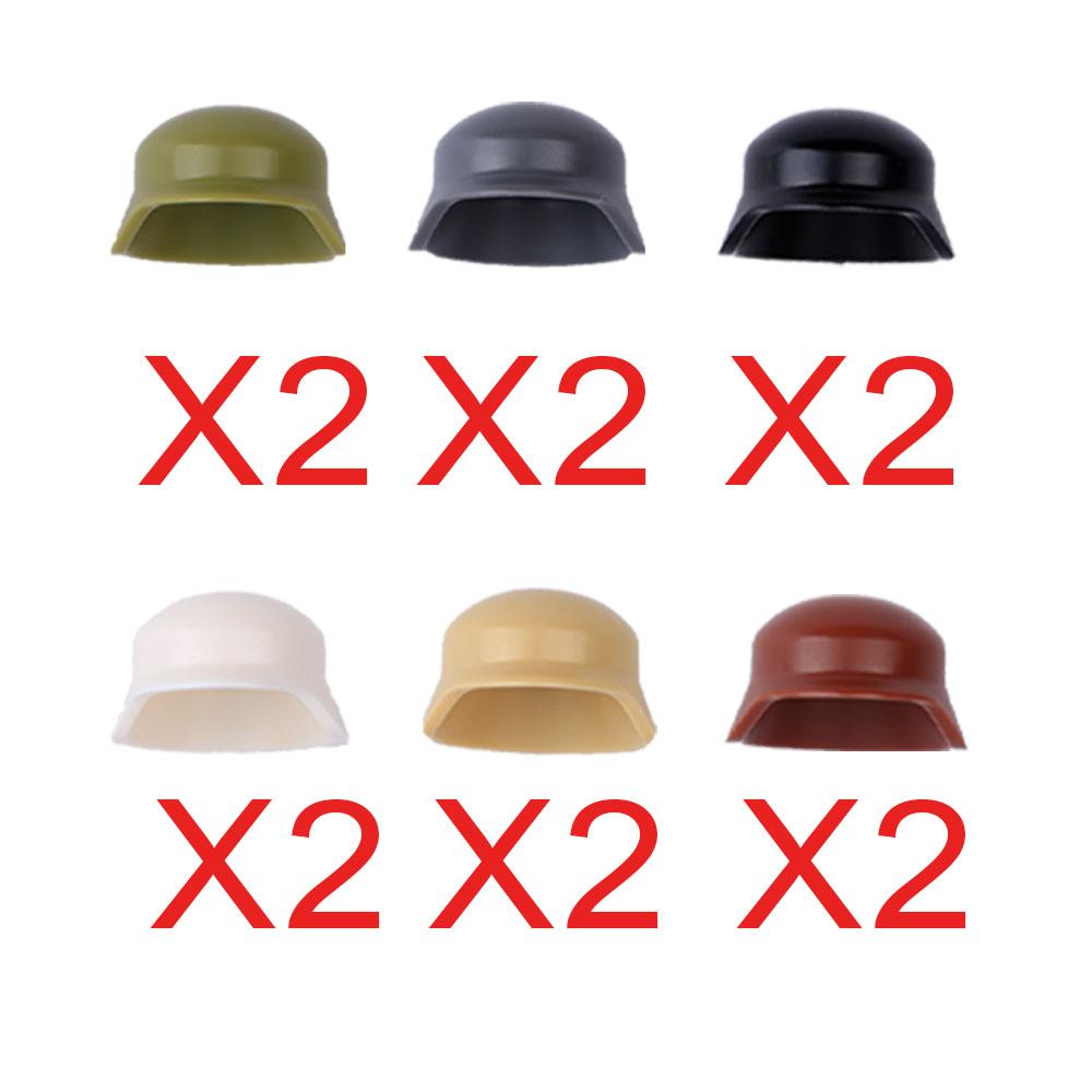MOC Building Blocks Characters Soldier Accessories Military Camouflage Helmets Gas Masks Flamethrowers Brick Toy Gifts R067 DIY