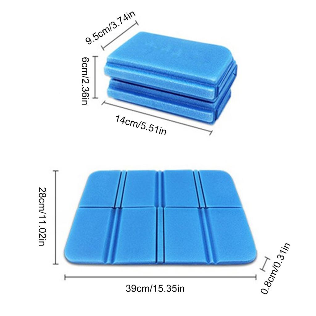 4Pcs Outdoor Foldable Thermal Seat Cushions Watertight Seat Pad Insulating for Outdoor Garden Camping Picnics Hikings