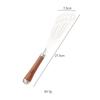 Karin Flat-Bottomed Wood Handle Stainless Steel Spatula for Steak, Griddle, Baking & Non-Stick Pans