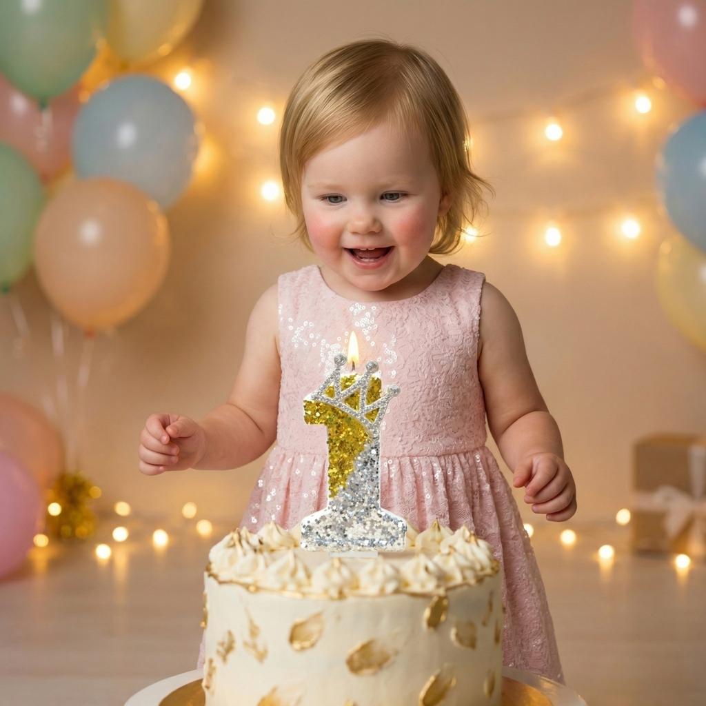 Fashion Cartoon Creative Birthday Candles Party Digital Candles