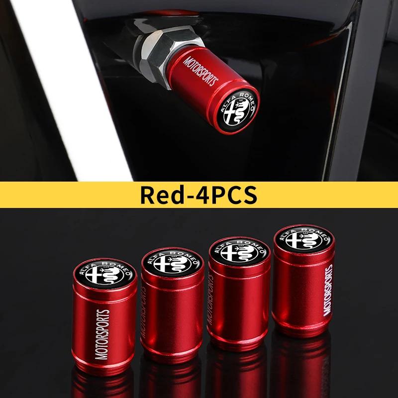 Autolepky Pro Alfa Romeo 4KS Krytky ventilků kol pneumatik pro Alfa Romeo 159 Giulietta Giulia 14