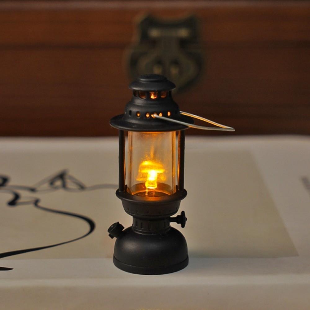 LED Lighting Retro LED Lantern Battery Powered Miniature Night Light  Imaginative Play