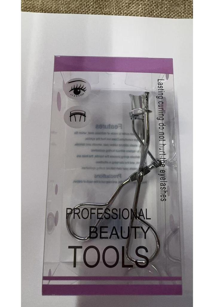 Wide-Angle Eyelash Curler & Tweezers - for Curling False Eyelashes and Natural Brows