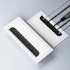 Aluminum Alloy Wire Grommet with Brush for TV Cabinets, Desks, or Tables