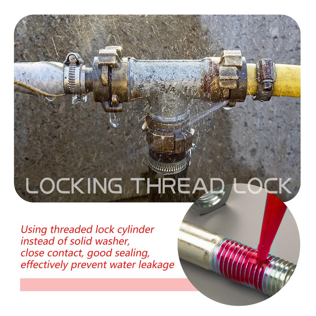 271 50ml Professional Heavy Duty Medium To High Strength Blue Red Threadlocker Adhesive Thread Locker Screw Glue Anti-Loose