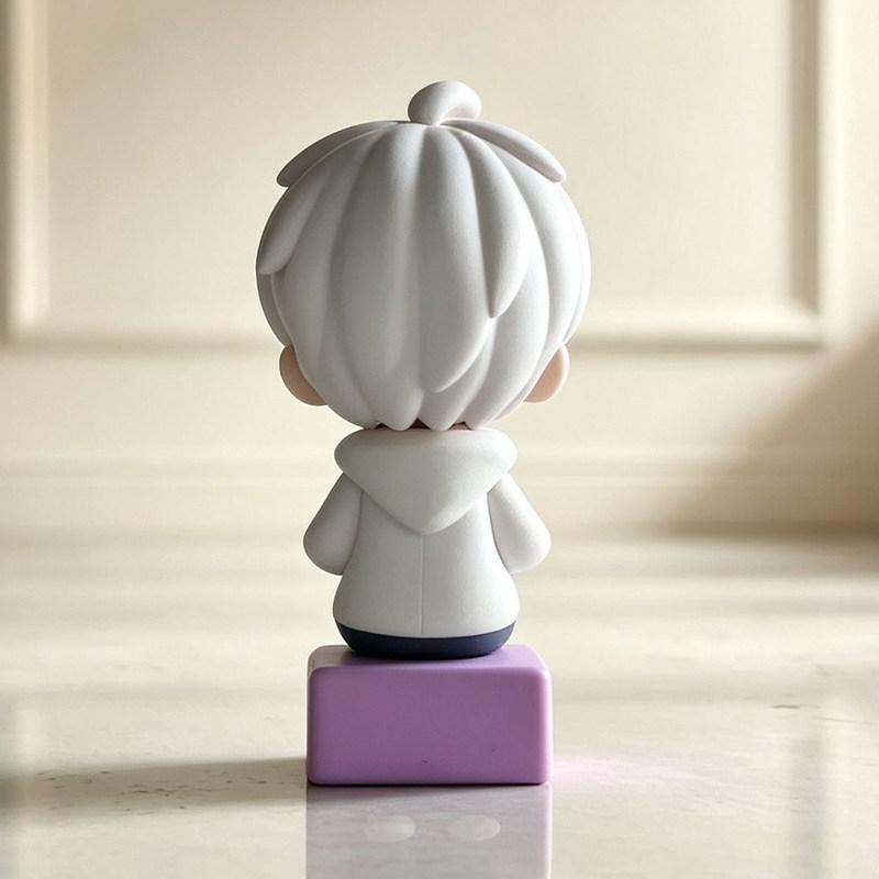 8cm Love And Deepspace Ton Ton Star Xavier Chibi Sitting Figure Cute Anime Doll Model Desktop Ornament Game Peripheral Toy Gift