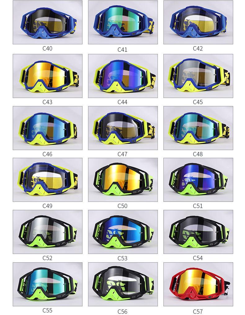 Gafas de Moto y Esquí a Prueba de Viento Transfronterizas: 100% Todoterreno, Equitación al Aire Libre y Protección para Descenso
