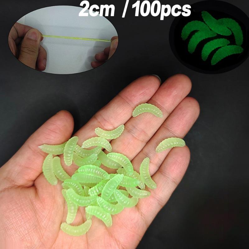 

Рыболовная приманка плавающий хлебный червь 100 шт 2см/0.3г мягкая поддельная приманка