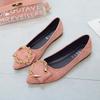 Single shoes women's spring and summer new shallow mouth pointed flat shoes women's soft sole professional black lazy one-pedal women's shoes