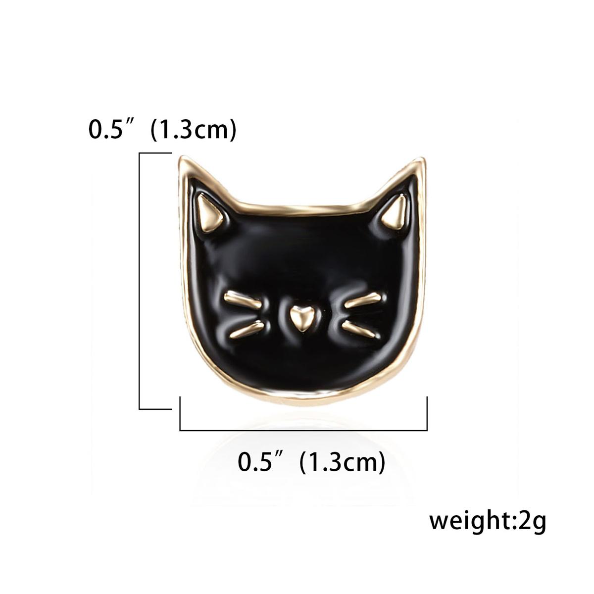 

Rinhoo мультфильм полный горный хрусталь кошка брошь для женщин милый вишневый цвет длинный хвост котенок эмаль булавки маленький значок животное ювелирные изделия