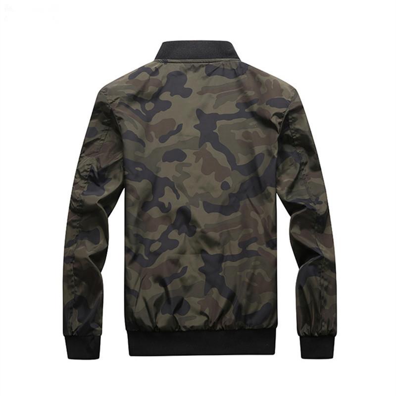 Kurtka męska wiosenno-jesienna w kamuflażu Slim Fit Casual Teen Men's Jacket Casual Jacket