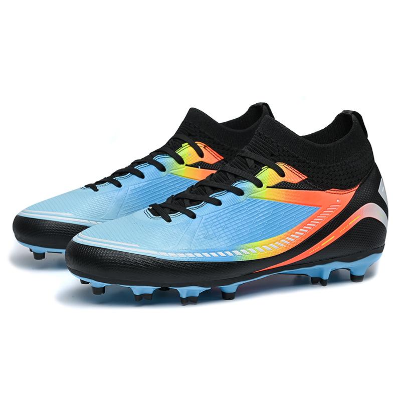 Football Sneakers for Men Professional Original Society Soccer Shoes High-top Grass Lightweight Trendy Futsal Hall Football Boot