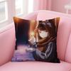 K-Komi Can't Communicate Cushion Cover Comfortable Reversible Pillow Cover Ideal for Car Sofa Bedroom & Beyond