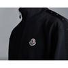 Moncler Ss22 Solid Color Stand Collar Zipper Stud Detail Long Sleeve Jacket Sweatshirt Men jackets Black H20918G00003899A1999