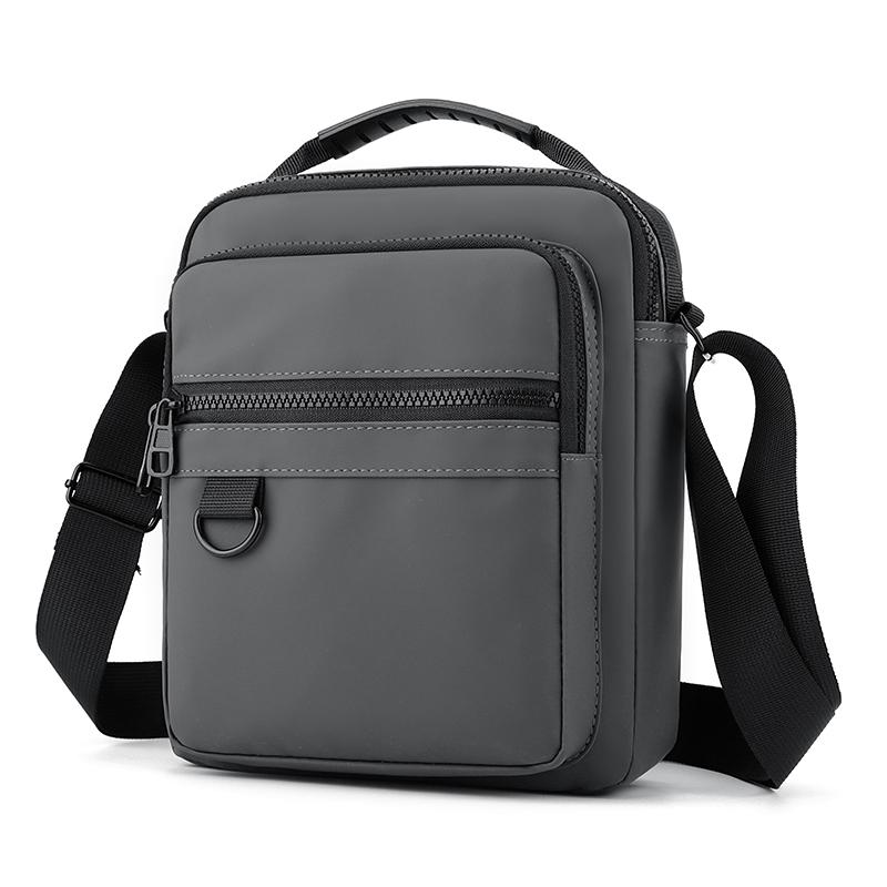 1 Multi-layer Shoulder Bag, Unisex Business Bag, Daily Commuting Bag, Mobile Phone Bag, Men's Crossbody Bag