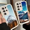 Phone Case for Samsung Galaxy S26 S25 Ultra S24 FE Mountain Peaks Landscape Shell S23 Plus S22 + S21 S20 5G Soft Silicone Funda