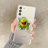 kermit the frog Phone Case for Samsung S20 S10 lite S21 plus S7 edge S8 S9 S10 S20 S22 plus ultra Clear Case