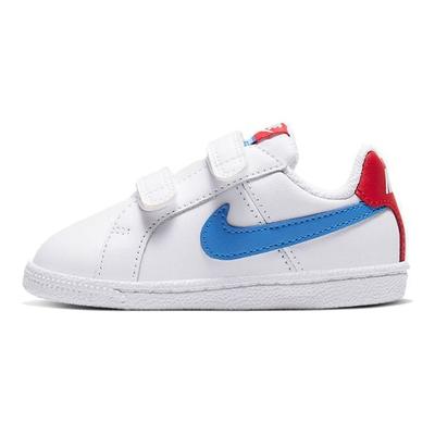 Classic Versatile Non-Slip Durable Low-Top Walking Shoes Baby Shoes White Blue Red 833537-109