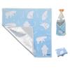 Furoshiki Lunch Insulated Lunch Just Wrap It Up To Keep Your Lunch Box Hot or Also Great for or Storing and Other Everyday 35cm Wide X 35cm Polar Bear