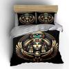 "Egyptian Eagle Eye Decor Set" Soft Skin-Friendly Bedding Set Includes 1 Duvet Cover And 2 Pillowcase, Gift
