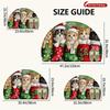 1Pcs Cute Christmas Cat Semi Circle Welcome Doormat Non-Slip for Outdoor Patio Porch Kitchen Bathroom Entryway Floor Mat