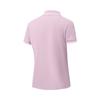 Li Ning Fitness Series Logo Letter Stitched Polo Shirt Women tops APLW470-2