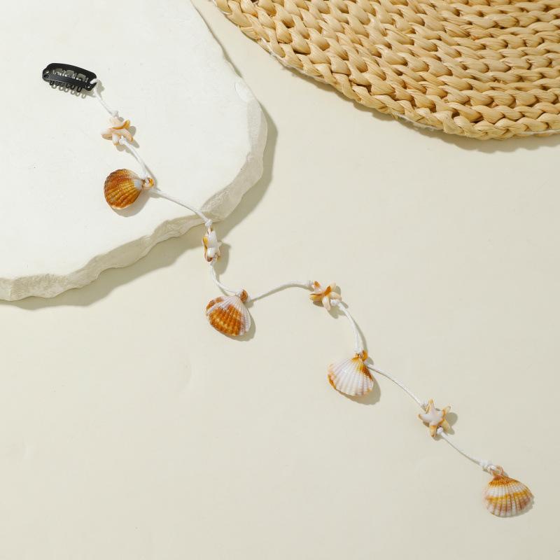 Accessories, Beach Conch Shell Braided Headwear Ins Punk Trend Braided Hair Dirty Braided Hair Accessories