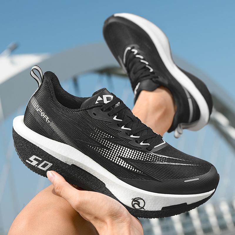 Modische Dämpfung Laufschuhe Sneaker Herren und Damen Outdoor Marathon Langstreckenlauf Sport Popcorn Paar