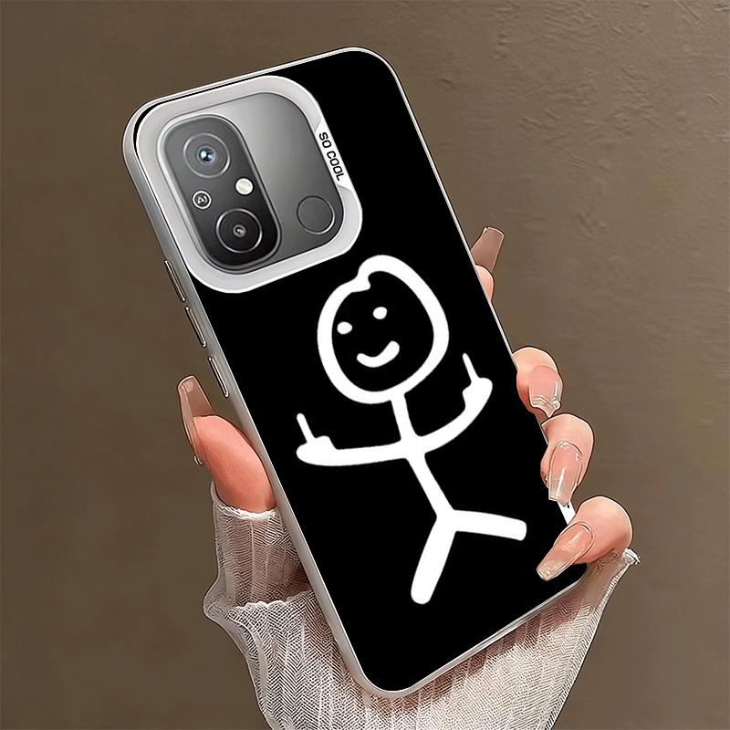 Funny Stickman Matchman Soft Phone Case for Xiaomi Redmi 15C 15 14C 13C 12C Poco X5 X6 X7 Pro X3 F8 F7 Ultra M8 13 12 Cover Back