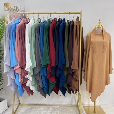 Loriya 2023 Einfarbiger Nahöstlicher Hijab, Große Größe (Dubai, Türkei) Modell HJ907