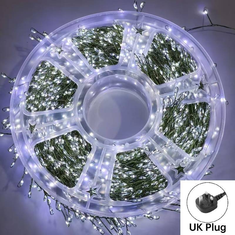 Kupfer Knallbonbon LED Draht Lichterkette Grün Außenbereich Feiertags Gartenbedarf