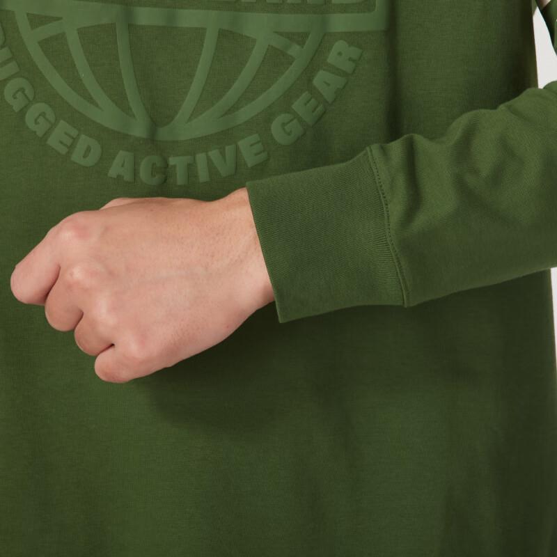 Timberland Sports Casual Striped Breathable Long Sleeve T-Shirt Men Tops Green A43P5-EIN