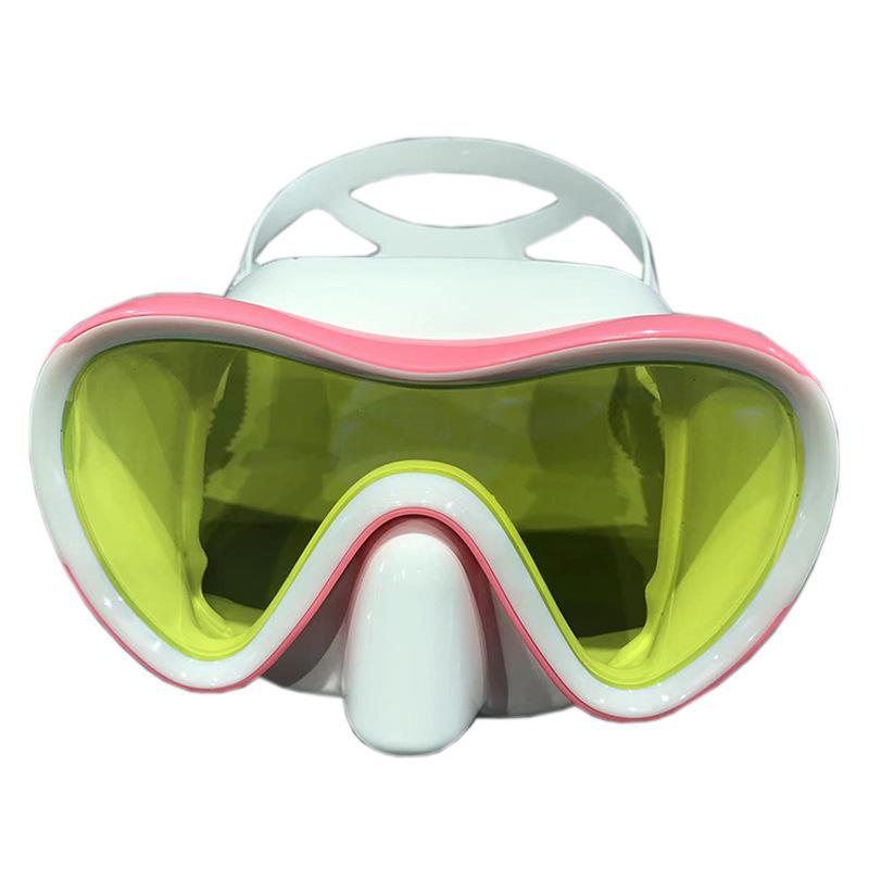New blue symphony lens tempered glass diving mask