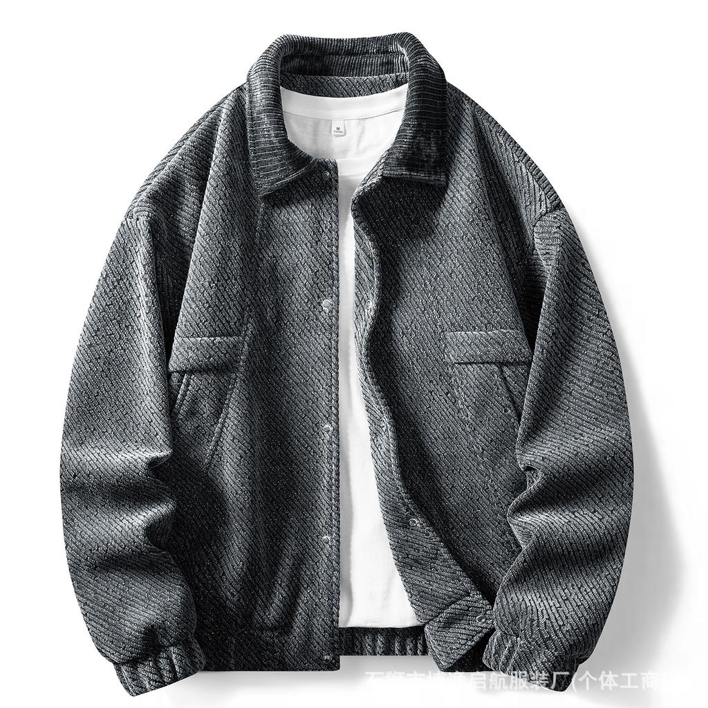 Frühlings-Neue Herren Freizeit Locker Gestreifte Sport Kapuzenjacke