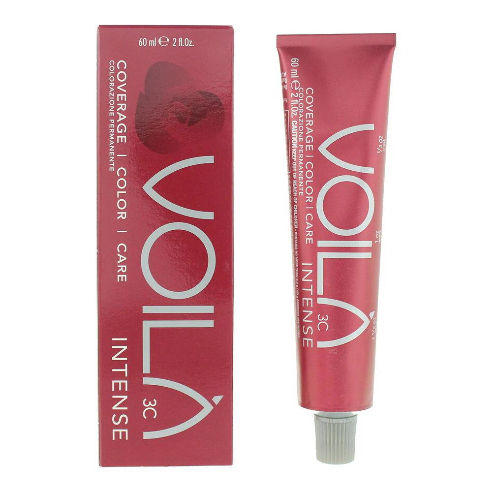 Intercosmo, Voila 3C Intense, Coloration Permanente pour Cheveux, 3.00 Brun Méditerranéen Foncé, 60 ml