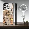 Kawaii Capybara C-Cute  Phone Case For iPhone17,16,15,14,13,12,11 Plus,Pro Magnetic with Magsafe Wireless Charging
