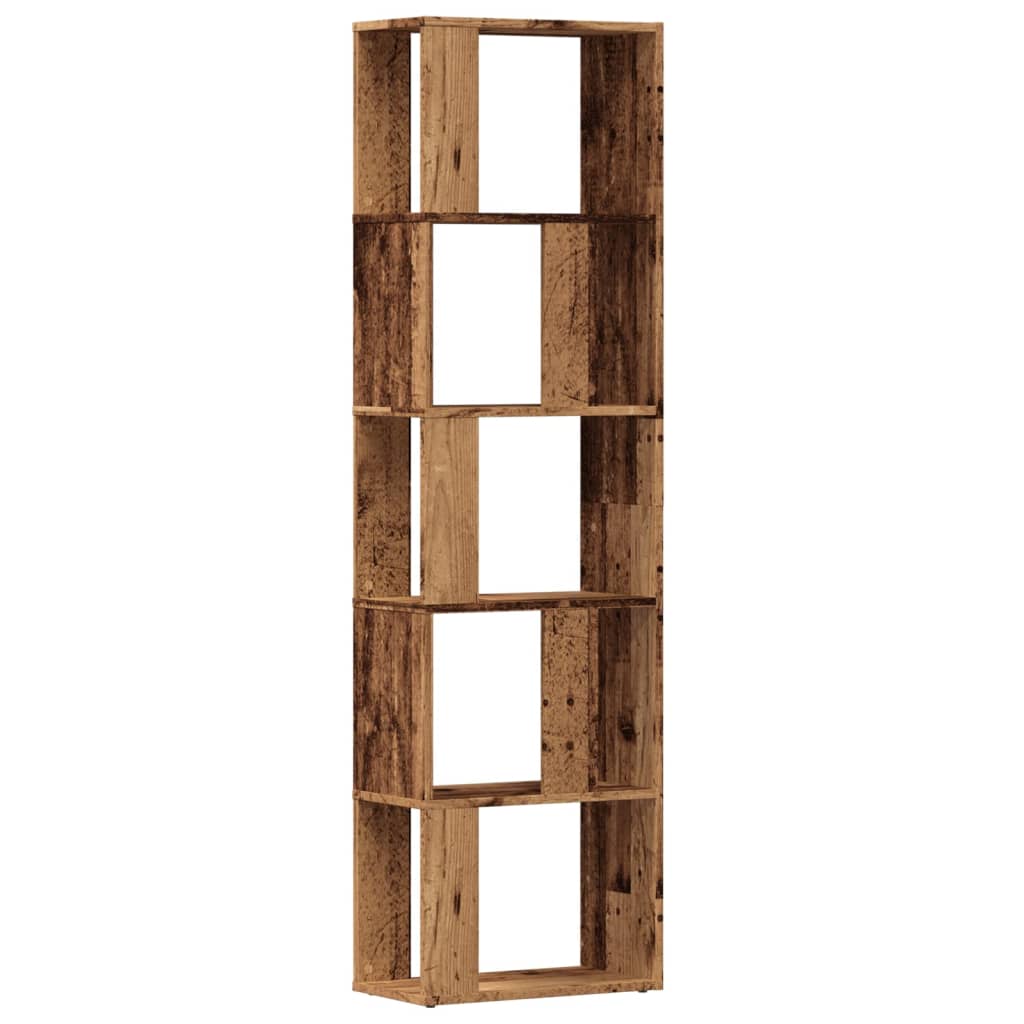 Vidaxl Bookshelf/Room Divider, Old Wood Color, 45X24X159 Cm