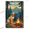 Vintage Cute Dog Themed Metal Tin Sign Retro Funny Puppy Wall Art Decor for Home Pet Shop Man Cave Rustic Iron Painting Plaque