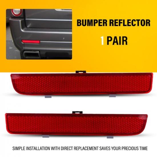 

For Range Rover Full Size 2003-2005 Rear Bumper Reflector Tail Lights Case Red