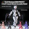 Sheik Mainland 3MIN PROJECT A Swift Female Mutant 2pcs/box 3.75 Inch Super Movable Assembly Model Action Figure Collectible DIY