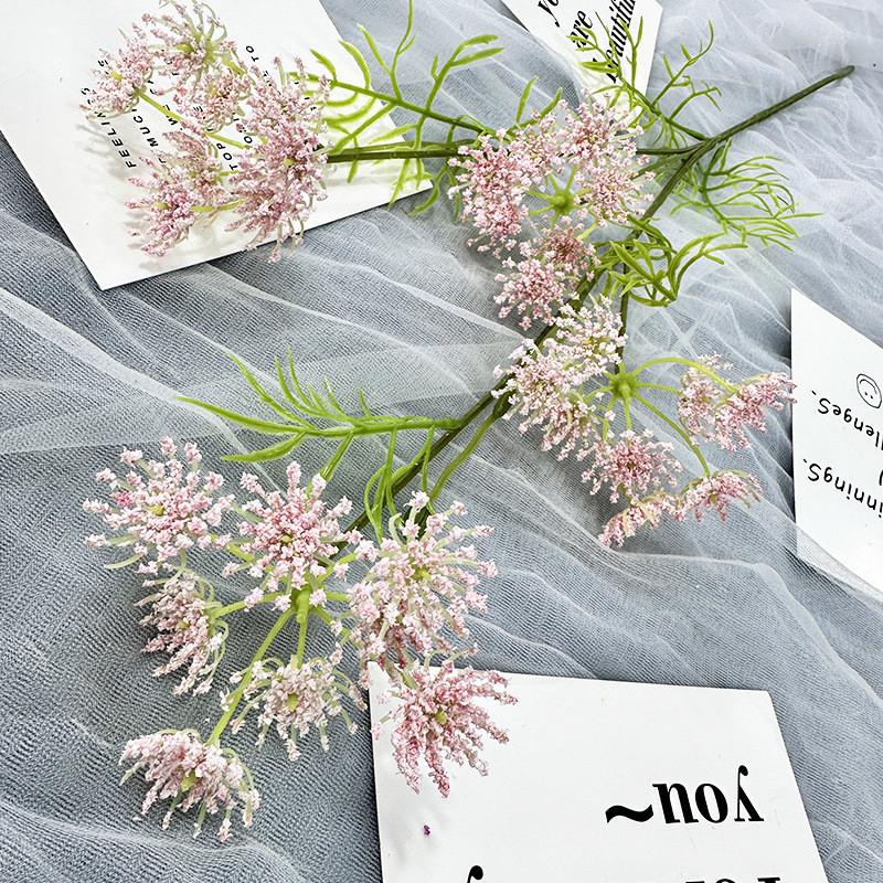 Plants Faux Flowers Plastic Wedding Wall Decor For Photography Arrangement Home