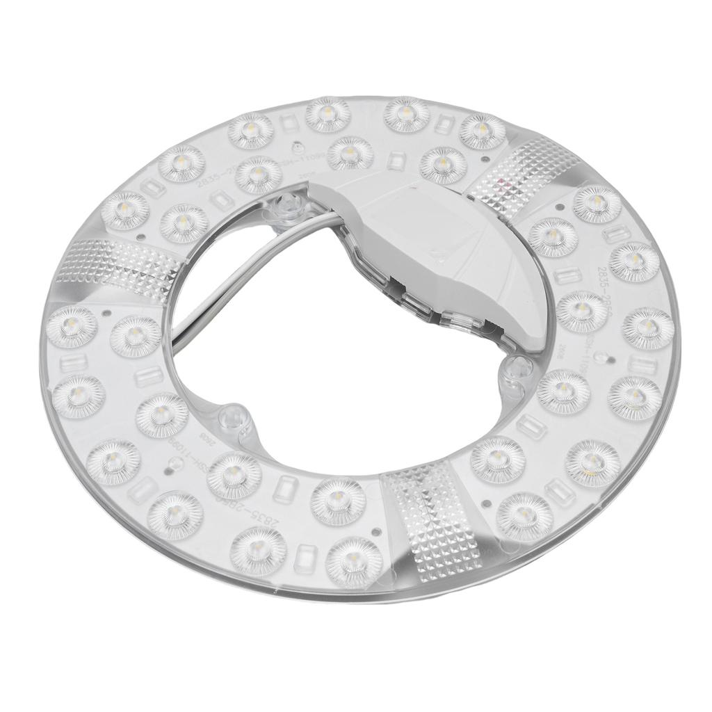 Ceiling Fan LED Light Energy Saving White Color Ceiling Light Retrofit Kit Round Light Replacement Panel PC Board 30W