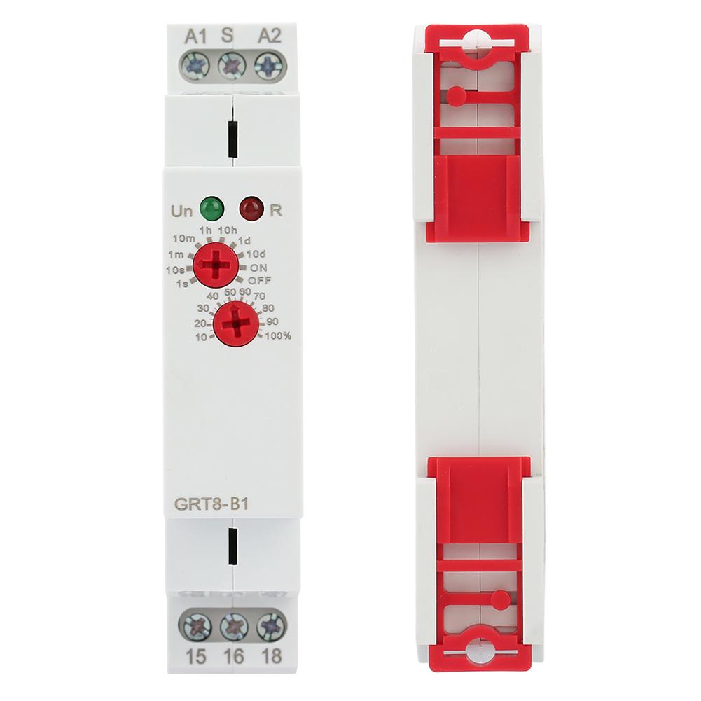 GRT8-B1  Ausschaltverzögerungs-Zeitrelais Zeitrelais DIN-Schienenmontage AC 220V