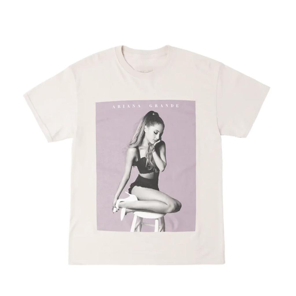 New Ariana Grande Rock Female Singer 2026 Summer Cotton T-shirt Short Sleeve Men's and Women's T-shirt for Unisex T-shirt