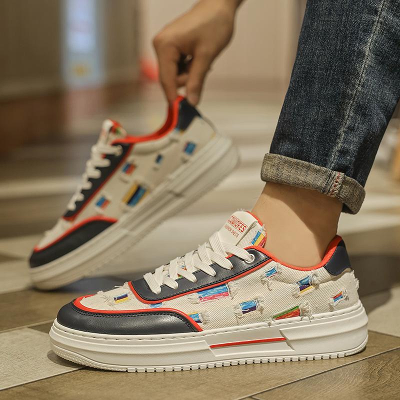 2025 New Men's  Sneakers, Soft-soled Casual Shock-absorbing Travel Unisex Durable Soft Sole Four Seasons Outdoor Board Shoes