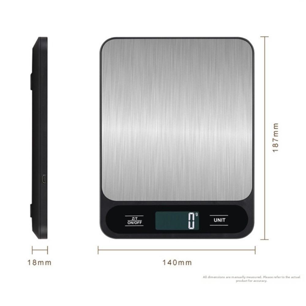 Stainless Steel Digital Kitchen Scale 10kg Capacity Digital Food Scale For Cooking