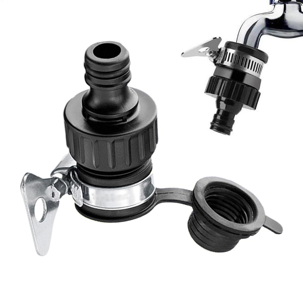 Universeller Wasserhahn-Adapter Kunststoff-Schlauchanschluss Schnellkupplungsanschluss Wasserhahn für Autowäsche Gartenbewässerung Langlebig